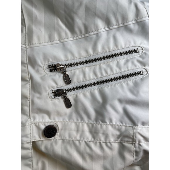 BODY GLOVE Snow Ski Snowboarding JACKET Womens Medium White Hood - Picture 4 of 12